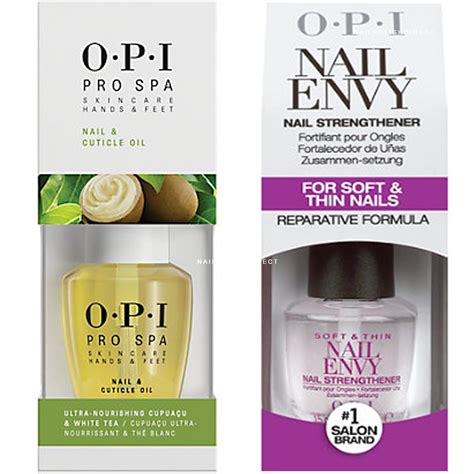 Opi Nail Envy Soft And Thin And Pro Spa Cuticle Oil Duo 1x 15ml 1x 148ml