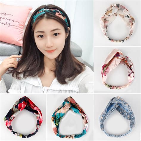 2018 New Vintage Turban Headbands For Women Simple Hair Accessories