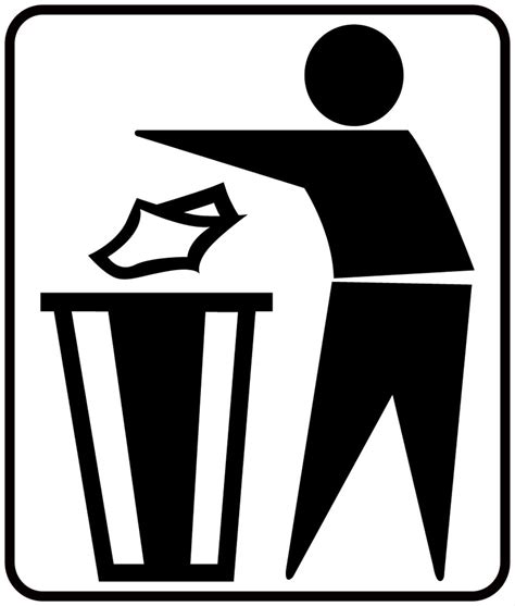 Simbol menunjukkan seseorang meletakkan sampah (sampah) dalam tong sampah (sampah). +56 Gambar Karikatur Biang Sampah | Karitur