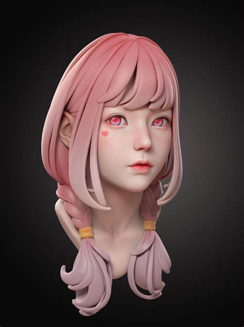 Nơi Học Sử Dụng Phần Mềm Zbrush Uy Tín Chất Lượng Character Design Girl Zbrush Character 3d