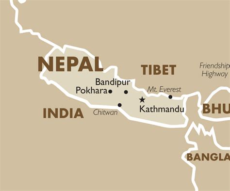 map of nepal facts amp information beautiful world travel guide gambaran