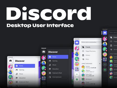 Discord Desktop Ui Kit Free Figma Resource Figma Elements