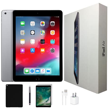 Open Box Apple 97 Inch Ipad Air Wi Fi Only 32gb Bundle Tempered