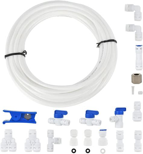 cgele refrigerator water line kit ice maker water line kit with 1 4 od 39 4ft water line