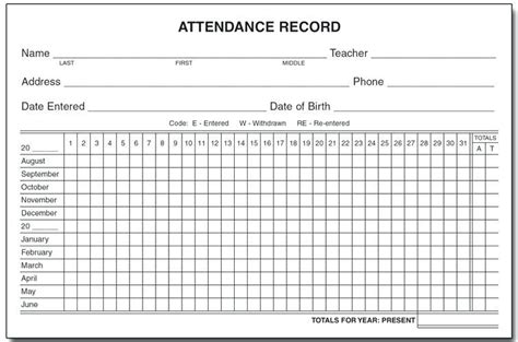 Daily Employee Attendance Sheet Excel Attendance Sheet Attendance