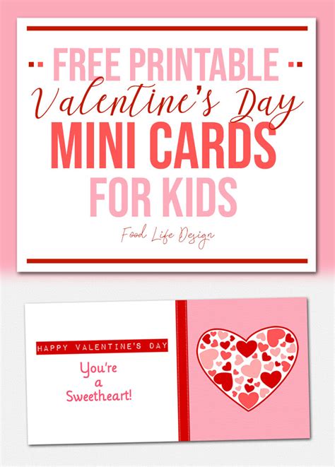 Free Printable Valentines Day Mini Cards For Kids Youre A