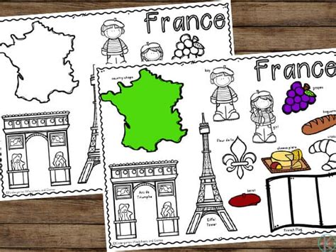 Free France Coloring Pages