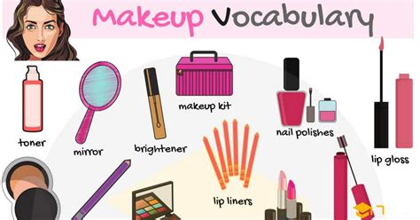 Makeup Cosmetics Vocabulary English List Of Makeup 55 Off