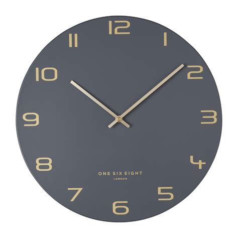 One Six Eight London Blake 30cm Silent Wall Clock Bunnings Australia