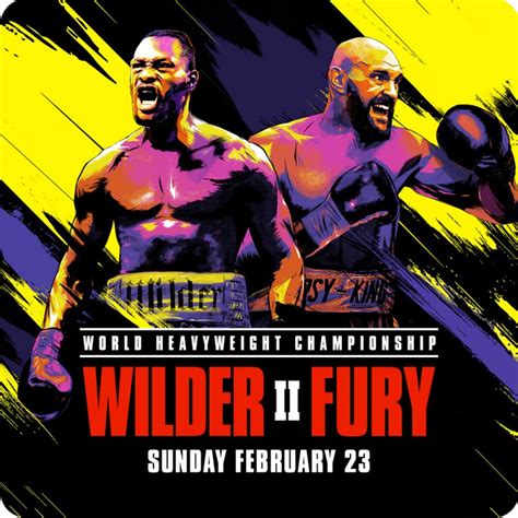 Fury will take place on february 22, 2020, at the mgm grand garden arena in las vegas, nevada. WILDER V FURY 2 FIGHT POSTER FRIDGE MAGNET