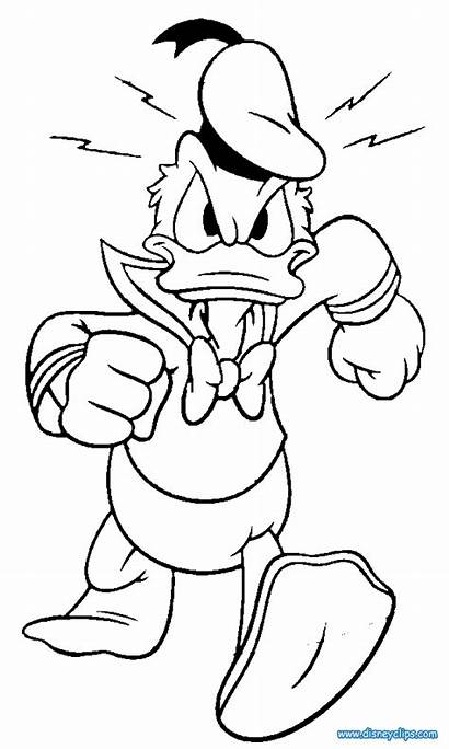 Duck Donald Coloring Funny Face Activities Hilarious