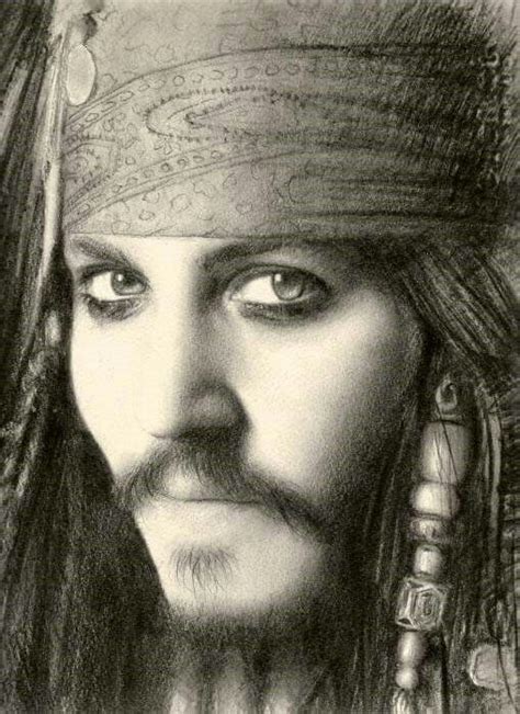 Johnny Depp Jack Sparrow Johnny Depp Mona Lisa People Artwork Charcoal Picture Work Of Art