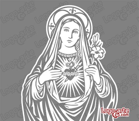 Heart Stencil Stencil Art Religious Images Religious Art Vector