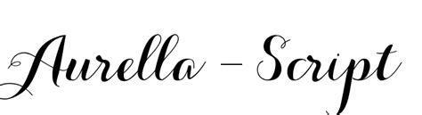 Aurelia script is a trademark of ximen studio. Aurella-Script Font - FFonts.net