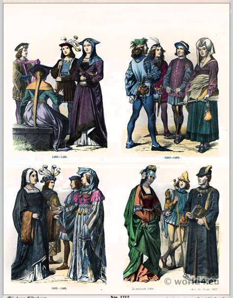 French Medieval Costumes Charles The Bold