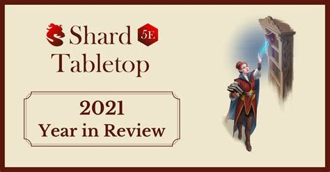 2021 Year In Review — Shard Tabletop Rshardtabletop