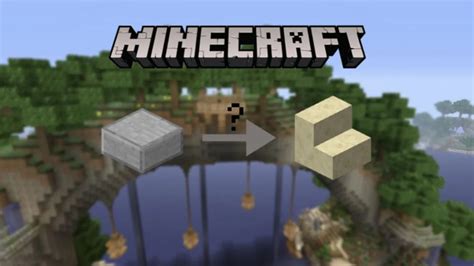 Minecraft Here Is How To Make Smooth Stone Stairs