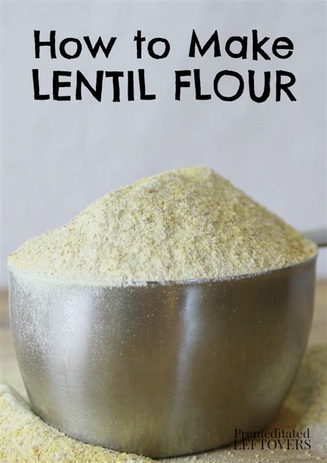 Apr 09, 2020 · do not add salt at this point because it will prevent them from softening as they cook. How to Make Lentil Flour Using a Grain Mill