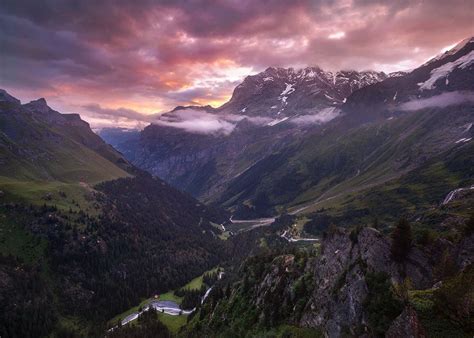 Lauterbrunnen Sunrise On