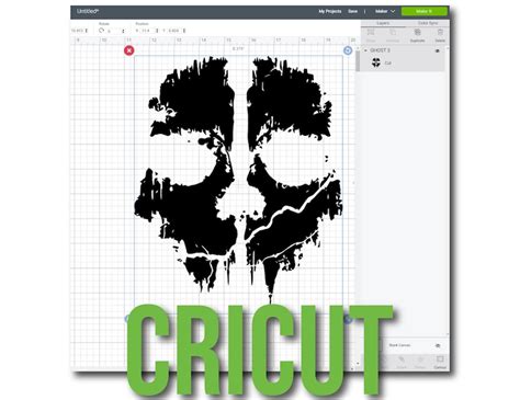 Call Of Duty Ghost Svgclipart Cutout Files For Cricut Svg And Etsy