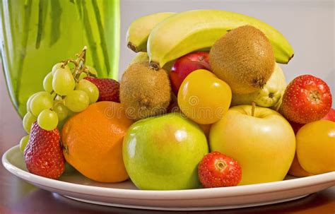 Bowl Of Fresh Fruit Stock Photo Image Of Eating Strawberry 13272482