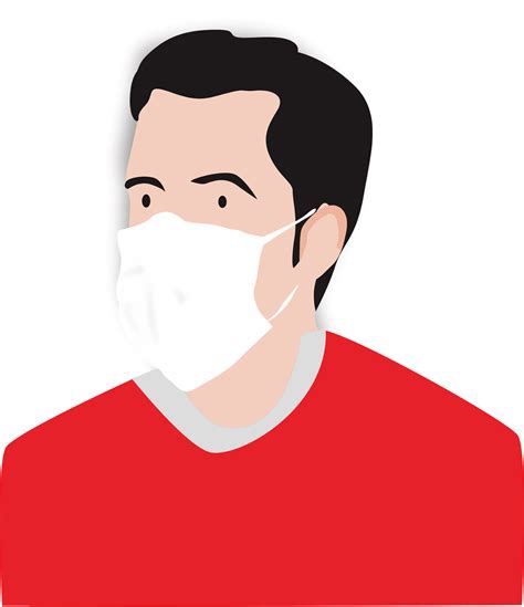 Pakai Masker Png Vector Back To School By Wearing Medical Mask