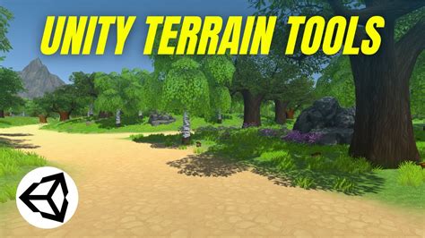 Using Terrain Tools To Create 3d Landscapes Unity Tutorial Youtube