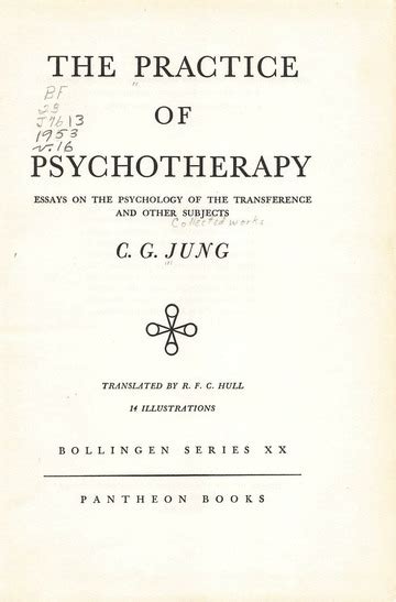 The Practice Of Psychotherapy C G Jung Free Download Borrow And Streaming Internet Archive