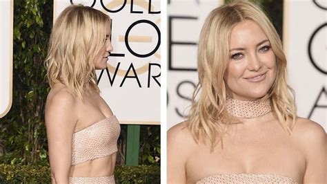 Get The Look Kate Hudson S Golden Globes A Line Bob Hairstyle By David Babaii Kate Hudson