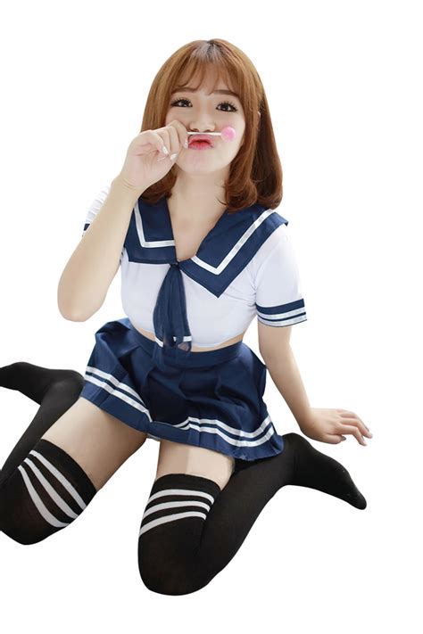 Women Sexy Lingerie Uniforms Temptation School Women Japanese Student L Uniform In Sexy Costumes