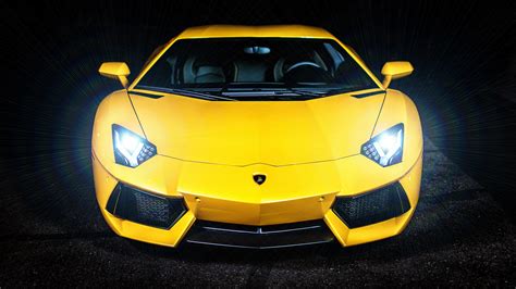 Yellow Lamborghini Murcielago Wallpaper