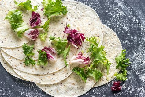 Tortillas And Lettuce Stock Photo Image Of Vegetarian 6628468