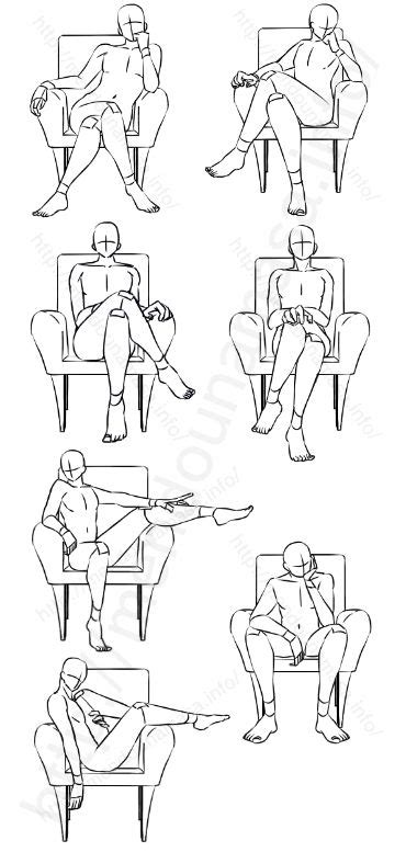 Drawing Reference Sitting Chair 70 Ideas