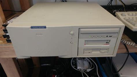 Vintage Dell Optiplex Gm 5100 Computer W Pentium 150 Working Clean