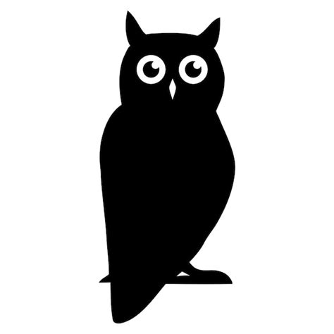 Premium Vector Owl Silhouette Isolated Vector Illustration