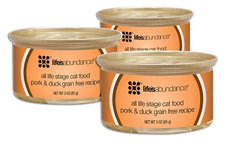It is made by a special super diet that's rich in nutrition and tasty on flavor. Life's Abundance new canned cat food
