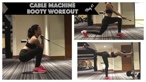 Cable Machine Workouts For Legs And Glutes Killer For The Booty Youtube