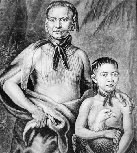 Tomochichi and his nephew Toonahowi of the Lower Creek tribe of the