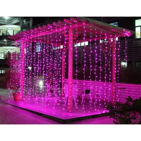 Agptek 300 Led Outdoor Fairy Curtains String Light For Xmas Wedding