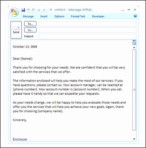 9 Free Business Introduction Email Template In Outlook