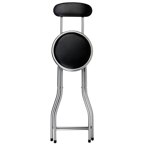 How high you need or want the barstool is paramount. NEW! BLACK PADDED Folding High Chair Breakfast Kitchen Bar ...