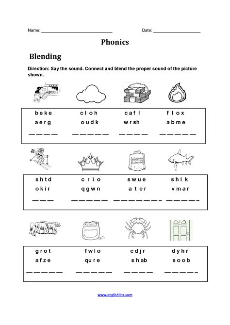 Englishlinx Phonics Worksheets Printable Phonics Worksheets Lexia
