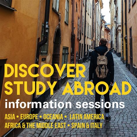 Study Abroad Hosts Virtual Info Sessions Fall 2020 International