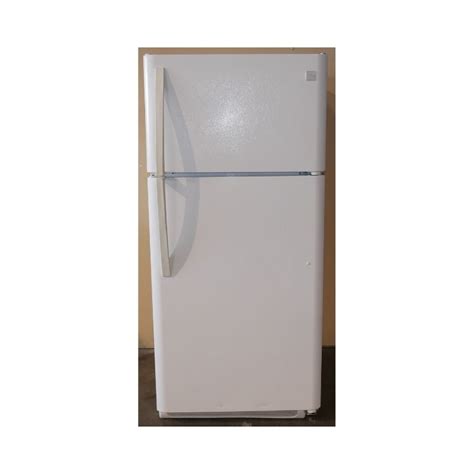 Refurbished White Top Mount Refrigerator Sample Appliance Service