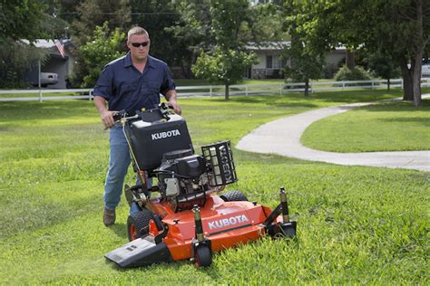 Kubota Introduces Commercial Walk Behind Mowers Sportsfield Management