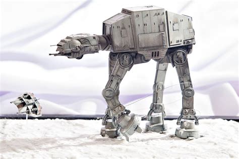 A big time ' star wars ' fan recreated the 'empire strikes back' battle of hoth in a massive diorama that takes up his entire living room. Battle of Hoth - Star wars AT-AT and Snowspeeder diorama ...