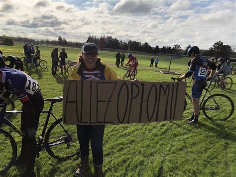 Fans Are Dressing Up As The Allez Opi Omi Woman At Bike Races
