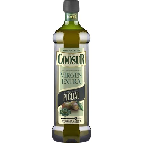 comprar aceite de oliva virgen extra picual intenso botella 1 l · coosur · supermercado