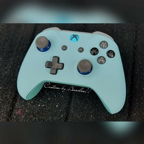 Xbox One S Model 1708 Wireless Controller Custom Pastel Blue Etsy