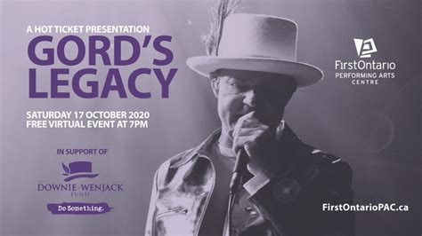 Gords Legacy A Free Virtual Concert Experience To Honour The Life